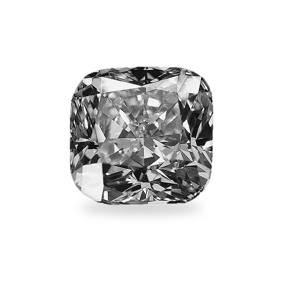 Cushion diamond, photograph