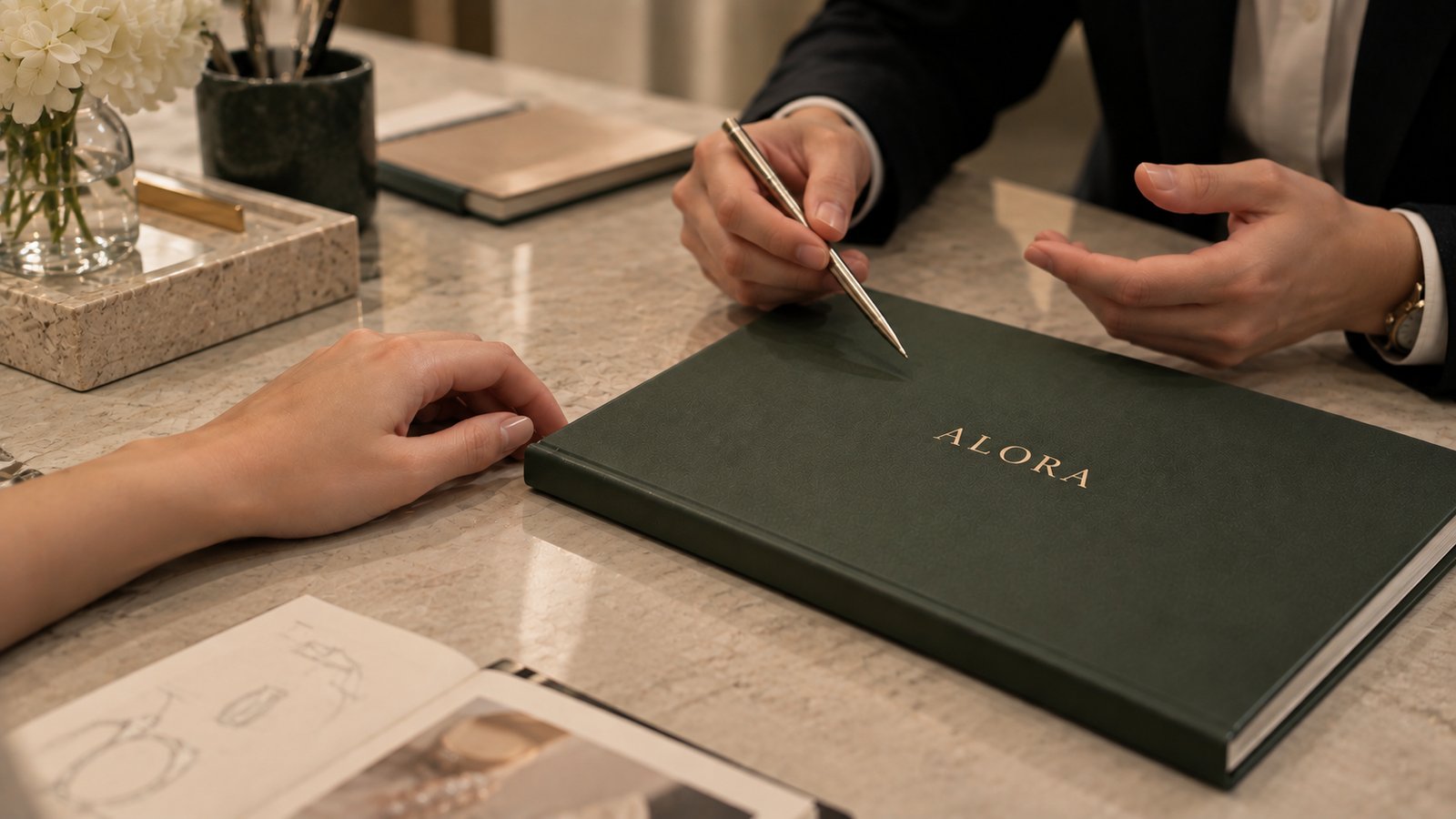 A private consultation at Alora & Co