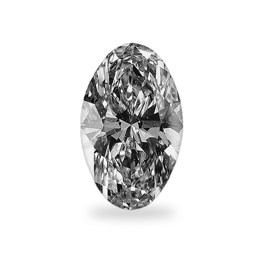 Oval diamond, photograph